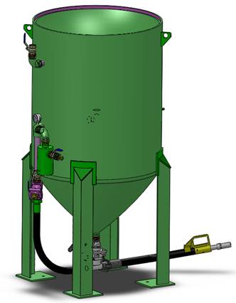 TS-800-1開放式噴砂機(jī) （氣動控制）